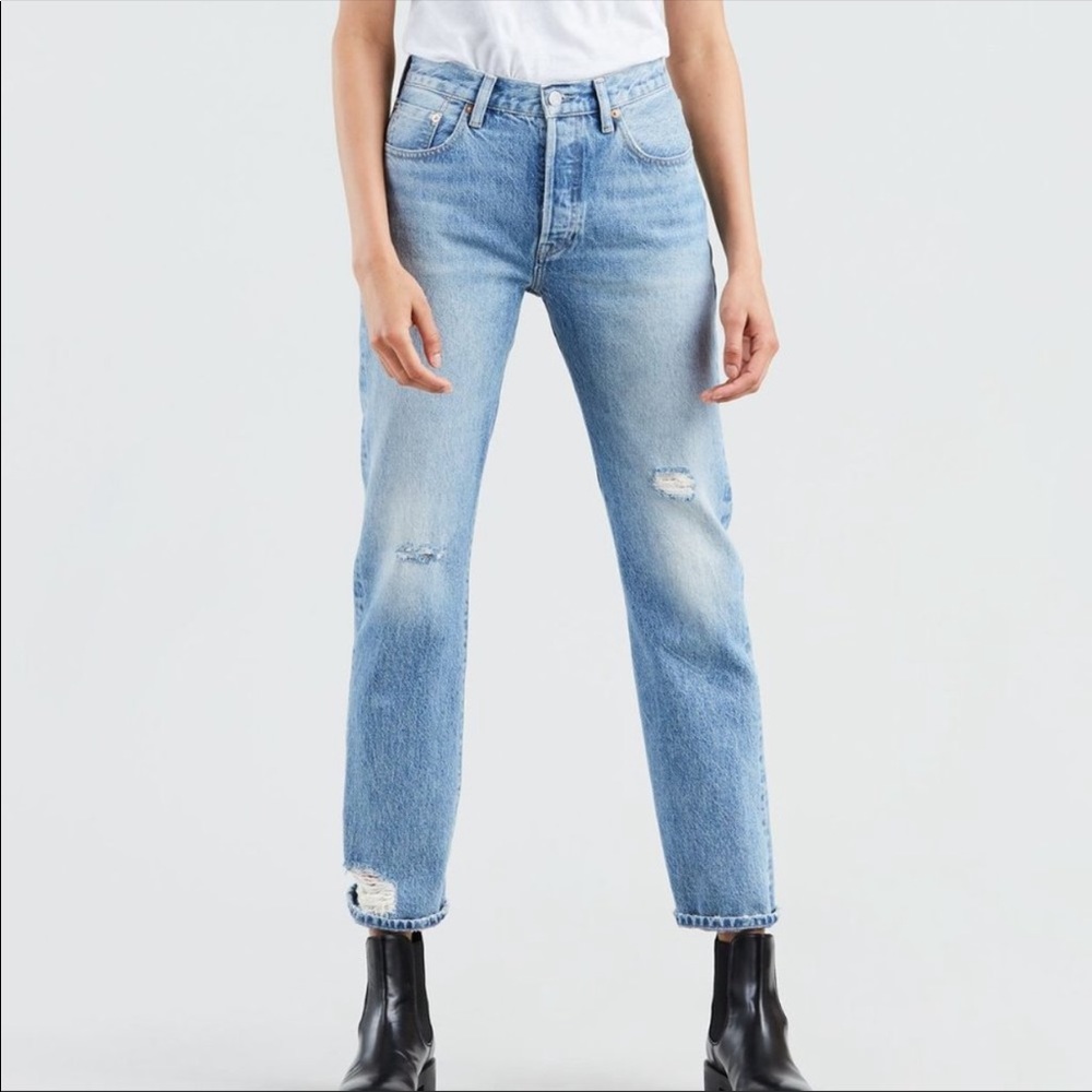Levi’s made & crafted selvedge 501 high rise